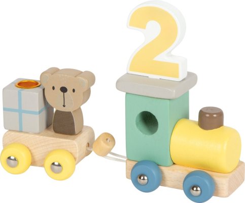 small foot Houten Verjaardagstrein met Dieren