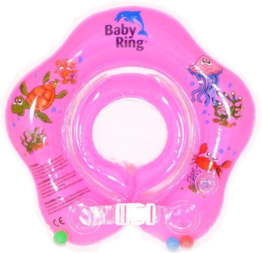 BABY RING Úszógyűrű 3-36 m - rózsaszín