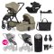 PETITE&MARS SET Kočárek 4v1 ICON Mossy Green XXL RWS + CBX By CYBEX Aton B2 i-Size