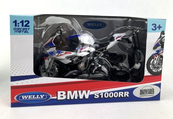 Welly Moto BMW S1000RR 1:12 blanc