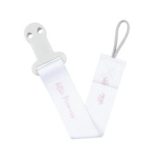 CANPOL BABIES Stužka na cumlík s klipom Royal baby ružová