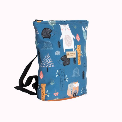 Plecak dla dziecka softshellowy Monkey Mum® - Zwierzątka nocne