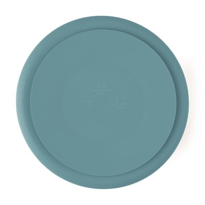 PETITE&MARS Talířek silikonový dělící kulatý Take&Match Frosted Sky 6m+