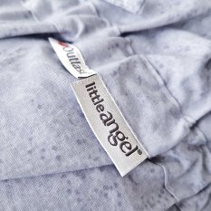 Zavinovačka šnurovacia pevná chrbát ANGEL - Outlast® - sivý mramor