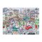 Galison Folienpuzzle Michael Storrings Weihnachtliches Paris 1000 Teile