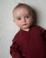Points d'attache pour bébés, bordeaux