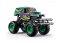 Sluban Power Bricks M38-B1161 Voiture à rétrofriction Bigfoot Green-Purple Speed ​​​​Kixx