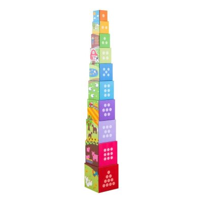 Bigjigs Toys Didaktische Würfel Bauernhof