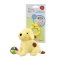Cagnolino di peluche arcobaleno da appendere