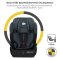 KINDERKRAFT Autostoel Comfort up i-size black (76-150 cm) - Retourgoederen