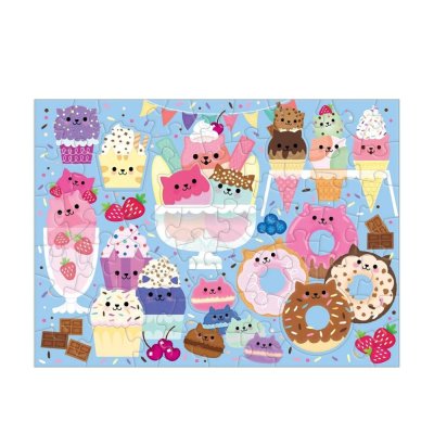 Puzzle Mudpuppy Café pour chats parfumé 60 pièces
