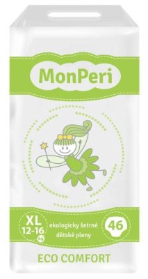 Pieluszki jednorazowe MONPERI Eco Comfort XL (12-16 kg) 46 szt
