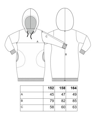 Mikinaste obleke z vezenino - črna