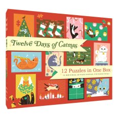 Chronicle books Twelve Days of Catmas 12×48 pieces