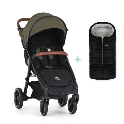 PETITE&MARS Kočárek sportovní Street2 RWS Oak Mature Olive + PETITE&MARS fusak Jibot