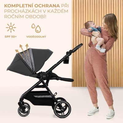 KINDERKRAFT SELECT Sportkinderwagen Yoxi Moonlight Grey