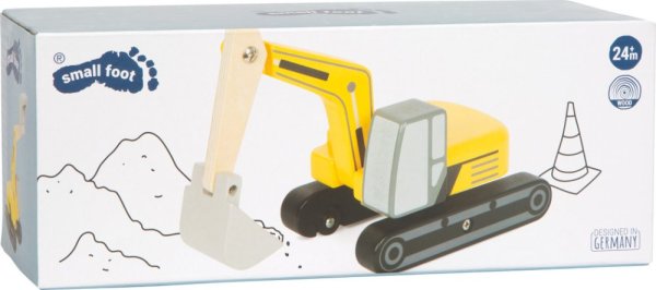 small foot Escavatore cingolato in legno