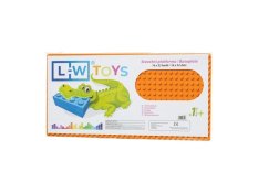 L-W Toys Bauplatte - JUNIOR 16x32 Noppen orange