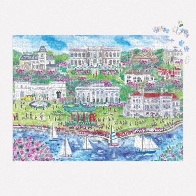 Galison Puzzle Michael Storrings Dimore signorili a Newport 1000 pezzi