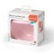 BABYONO Silikonnapf mit Saugnapf – rosa ab 6 Monaten