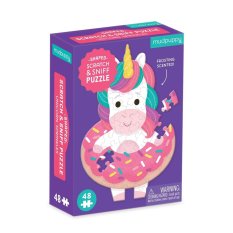 Puzzle Mudpuppy Licorne colorée parfumée 48 pièces