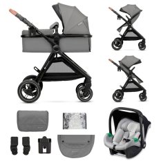 KINDERKRAFT Kombikinderwagen 3in1 Esme Moonlight Grey