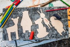 BeWooden Maluj a obkresluj - Lišárna