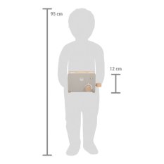 small foot Leseni opekač kruha Tasty siv