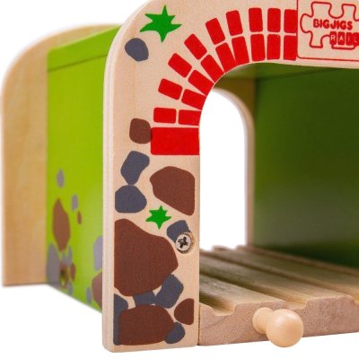 Bigjigs Rail Túnel Ferroviário Duplo