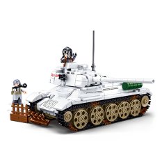 Sluban Bataille de Budapest M38-B0978 Char blanc T-34/85