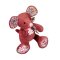 Doudou Histoire d´Ours Peluche amie souris rose foncé 25 cm