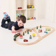 Bigjigs Rail Trätågbana Flying Scotsman