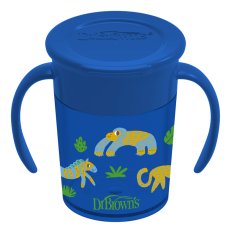 DR.BROWN'S Mug Cheers360 6m+ 200 ml, blue