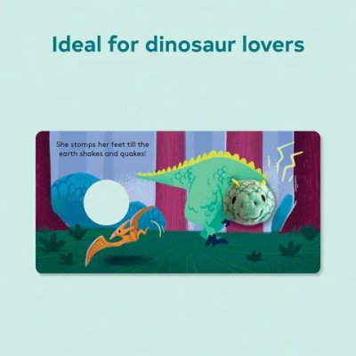Chronicle Books Książeczka Pacynka Mały T Rex