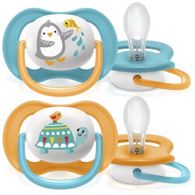 Philips AVENT Suzetă Ultra air Animal 6-18m băiat, 2 buc