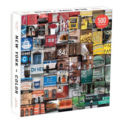 Galison Puzzle Buntes New York, 500 Teile