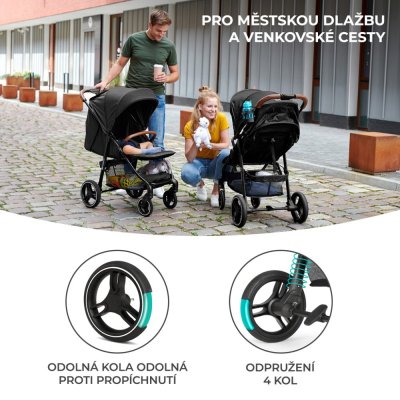 KINDERKRAFT Sportkinderwagen Grande Plus Grau