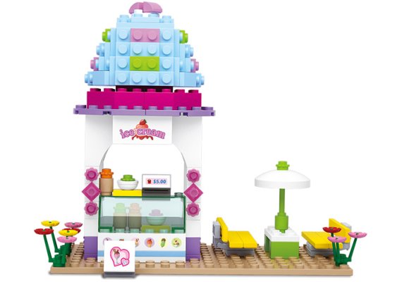 Sluban Girls Dream Town M38-B0525 Boutique de glaces