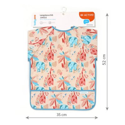 BABYONO Biber s dugim rukavima Jungle, 85 x 42 cm, 2-4 god.