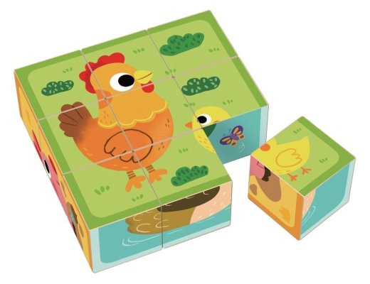 2Kids Toys Holzbausteine Bauernhof