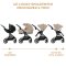 KINDERKRAFT SELECT Kinderwagen kombiniert Yoxi 2in1 Sand Beige