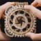 RoboTime Drewniane Mechaniczne Puzzle 3D Szkatułka na biżuterię