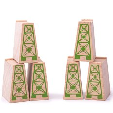 Bigjigs Rail Podpory mostu 6 szt.