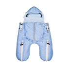 Nylon stof en sherpa voetzakken Carrie