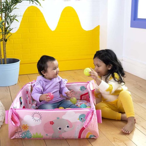 BRIGHT STARTS Play Blanket 5in1 PiP Your Way Ball Play ™ Rainbow Tropics ™ 0m +
