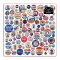 Galison Puzzle Abzeichen Amerikas 500 Teile