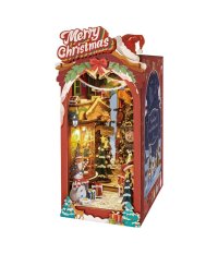Puzzle 3D RoboTime Serre-livres Miniature Maisonnette Ruelle de Noël