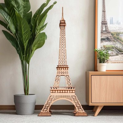 RoboTime 3D puzle de madera Torre Eiffel grande