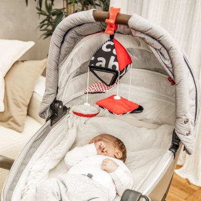 CANPOL BABIES Giocattolo da appendere a contrasto con clip sensoriale