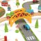 Bigjigs Rail Caminho de Ferro de Madeira com Campo 80 peças